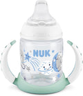 NUK Learner Sippy Cup, 148 ml (5 fl oz), Glow-in-the-Dark, Pack of 2