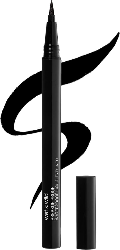 Wet n Wild Mega Last Breakup Proof Liquid Eyeliner, Ultra Black