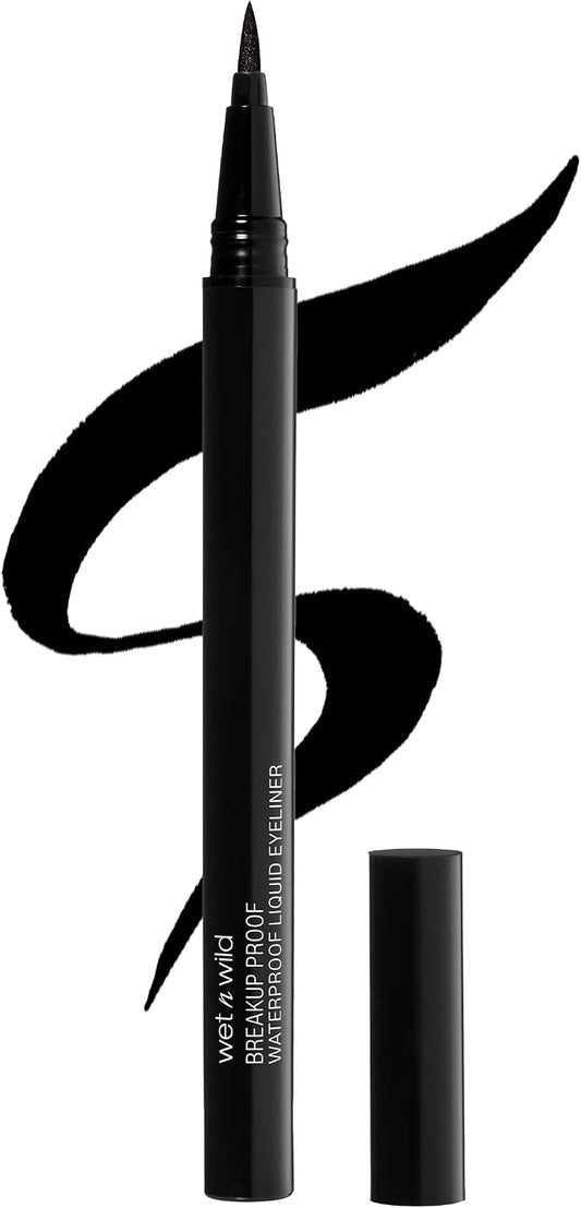 Wet n Wild Mega Last Breakup Proof Liquid Eyeliner, Ultra Black