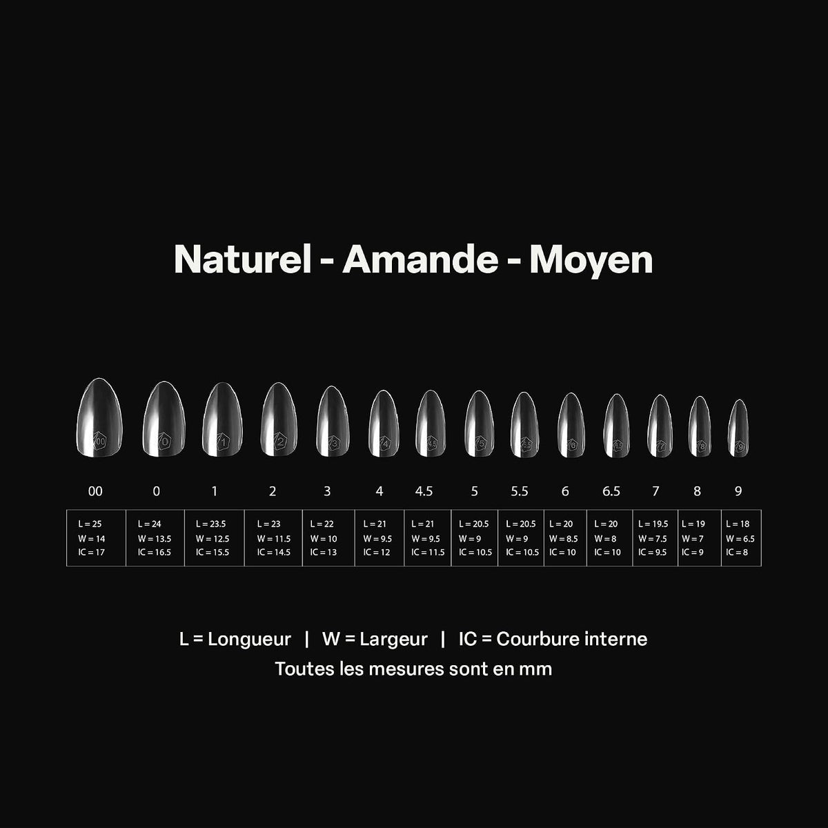 Après Gel-X Natural Almond Medium Nail Tips Box, 280 Count - view 4
