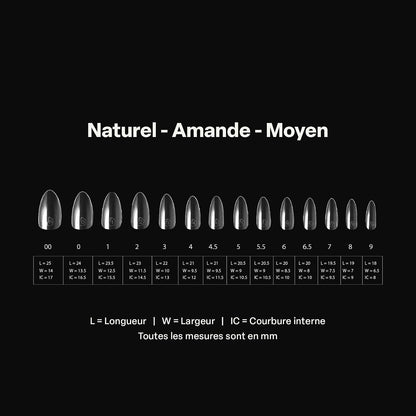 Après Gel-X Natural Almond Medium Nail Tips Box, 280 Count - view 4
