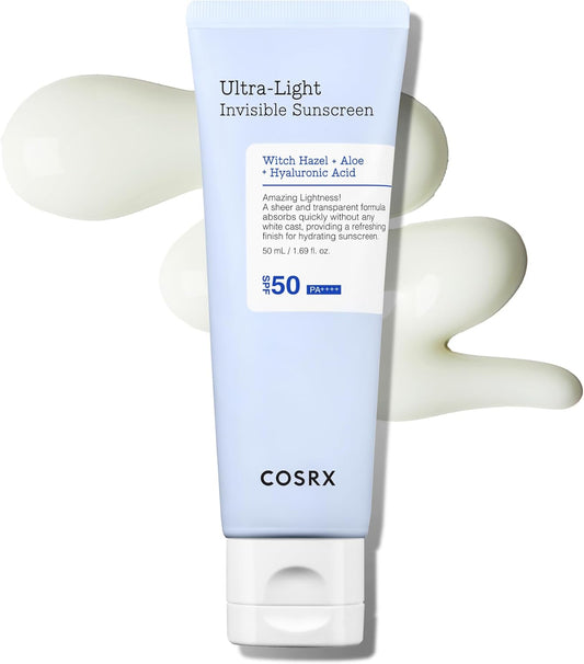 COSRX Ultra-Light Invisible Sunscreen SPF 50 PA++++ Face Moisturiser 50ml