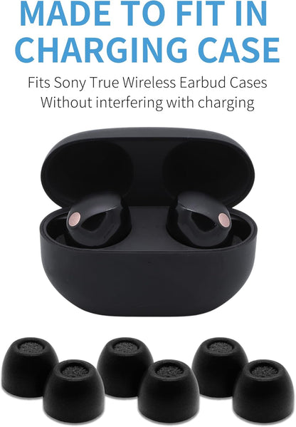 Comply Premium Foam Earplugs for Sony XM5, XM4, Linkbuds S Size M 3 Pairs - view 3