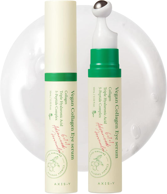 AXIS-Y Vegan Collagen Eye Serum with Triple Hyaluronic Acid, 10 ml