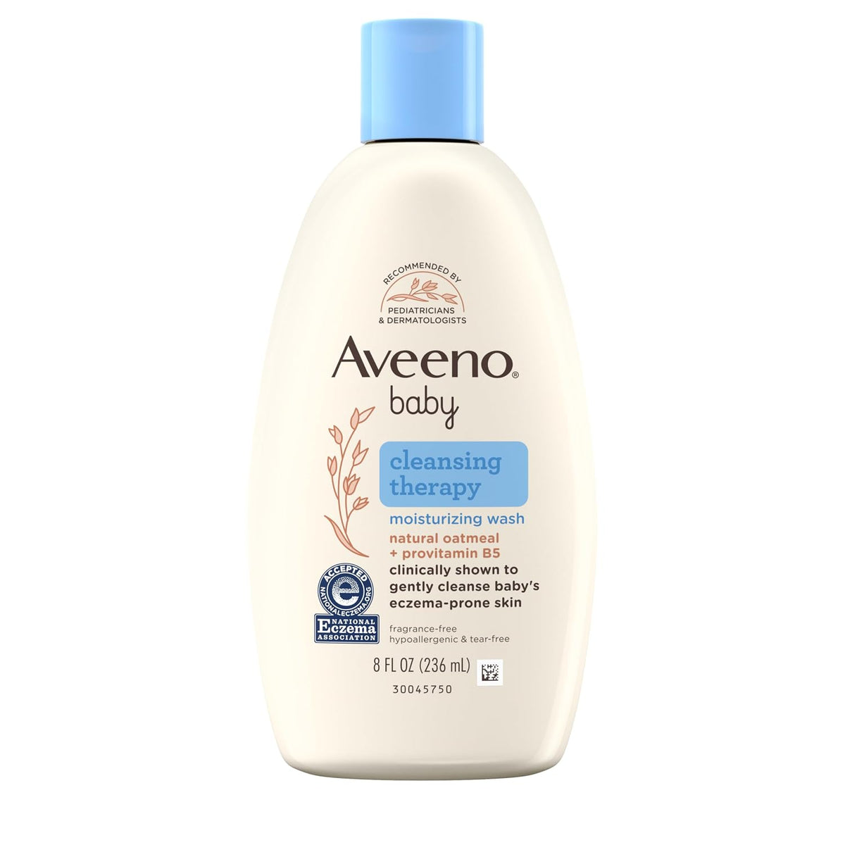 Aveeno Baby Cleansing Therapy Moisturizing Body Wash 8 oz (237 ml) — product view