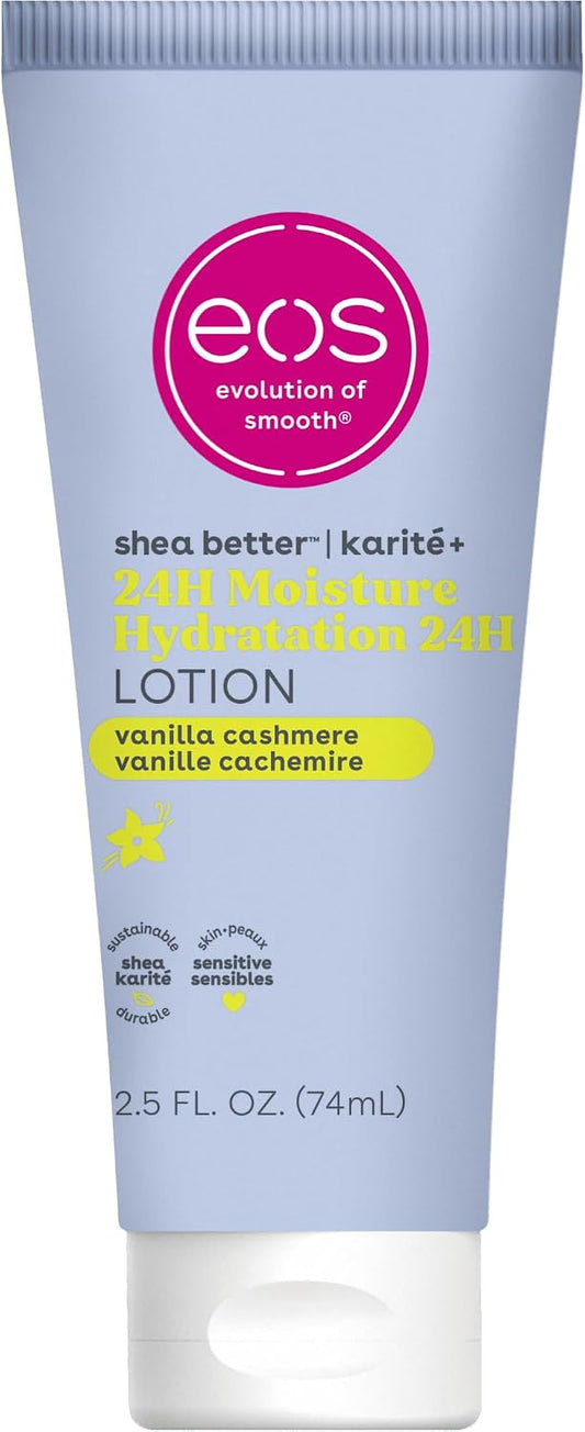 eos 24H Moisture Travel Body Lotion Vanilla Cashmere 2.5 fl oz