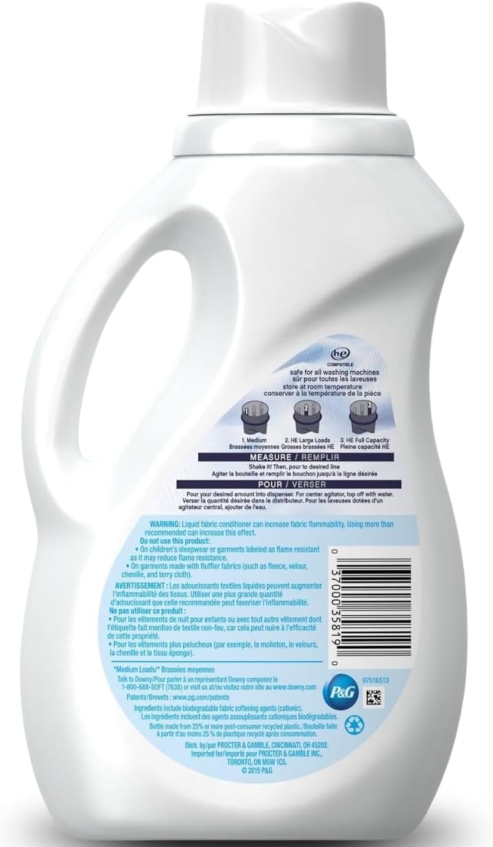 Downy Ultra Free & Sensitive Liquid Fabric Softener, 40 Loads — alternate product view