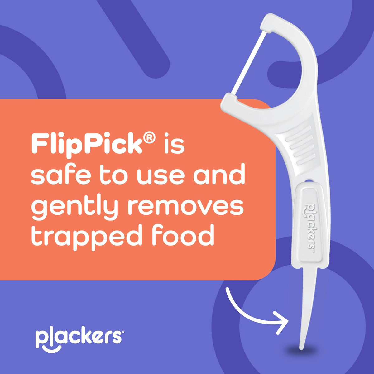 Plackers Gentle Line Floss Picks, Fresh Mint, 75 Count - view 6