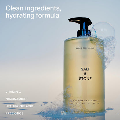 Salt & Stone Body Wash Black Rose & Oud 15.2 fl oz - view 2