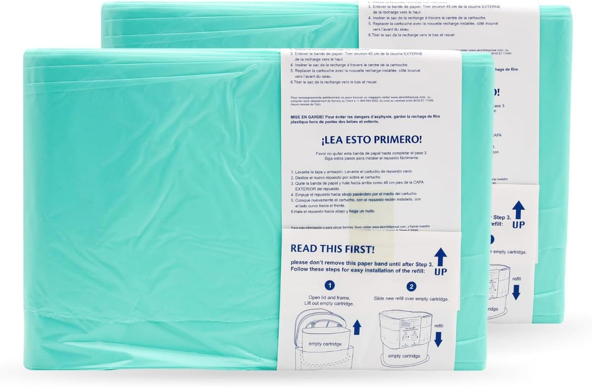 Janibell Akord Slim Adult Nappy Pail Refill Liners, 2 Count - view 3