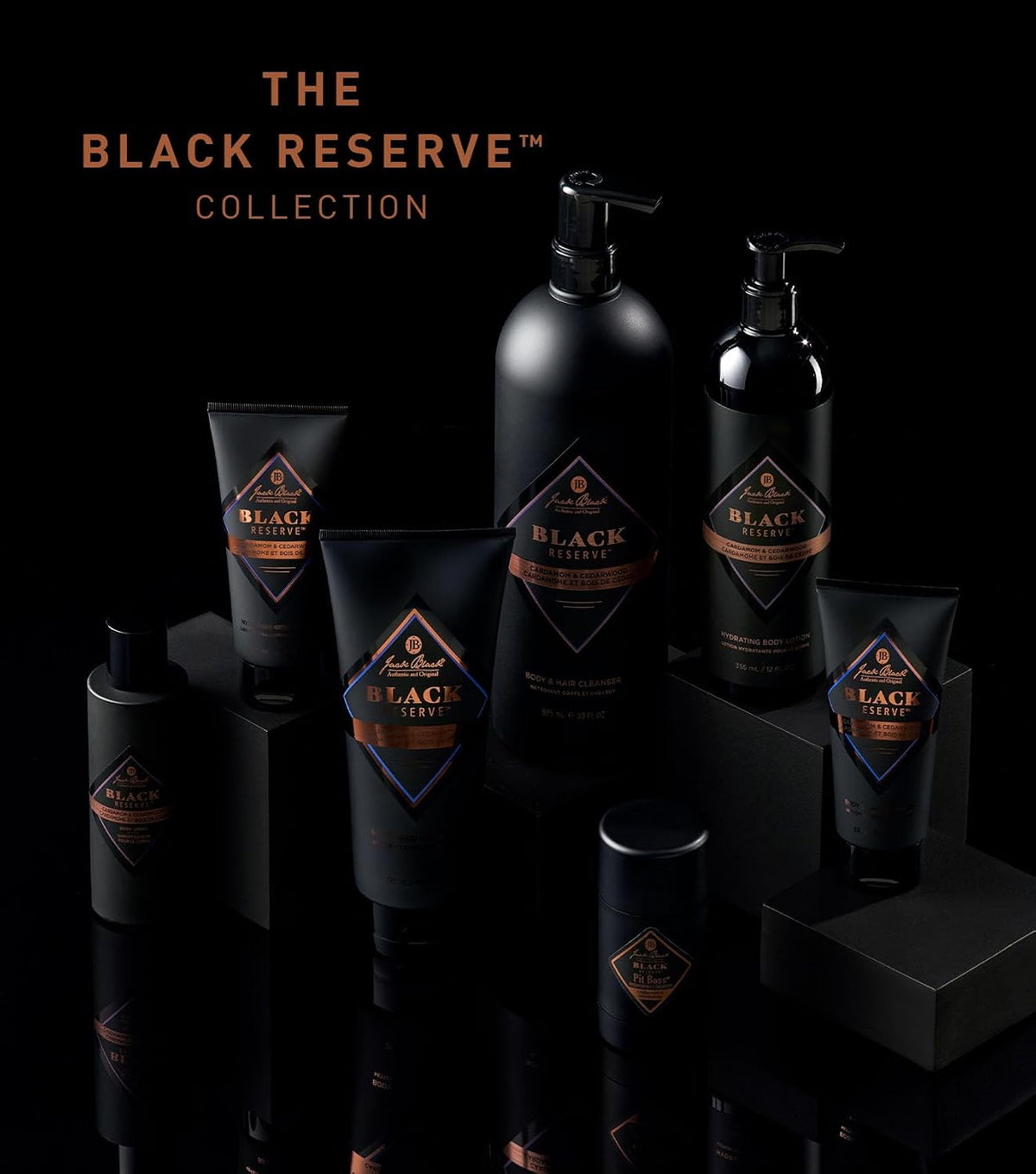 Jack Black Black Reserve Body & Hair Cleanser, 3 Fl Oz, Cardamom & Cedarwood - view 5