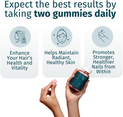 WEEM Vegan Biotin Hair, Skin and Nails Gummies, Extra Strength - view 2