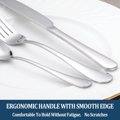 MUTNITT Stainless Steel Dinner Forks, Set of 16 - view 5