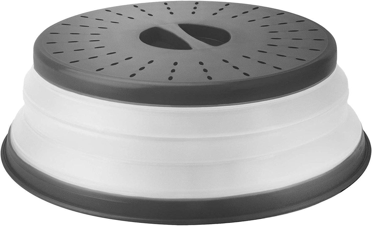 Tovolo Collapsible Microwave Splatter Cover, 10.5 Inch, Charcoal - view 4