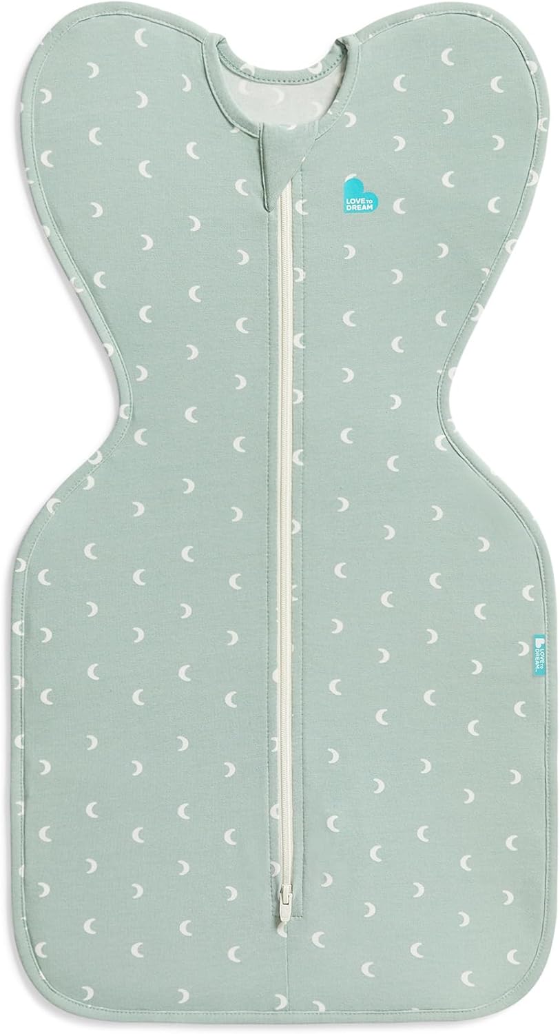 Love to Dream Swaddle Up Sleep Sack 1.0 TOG, 8-13 lbs, Olive Moon — alternate product view