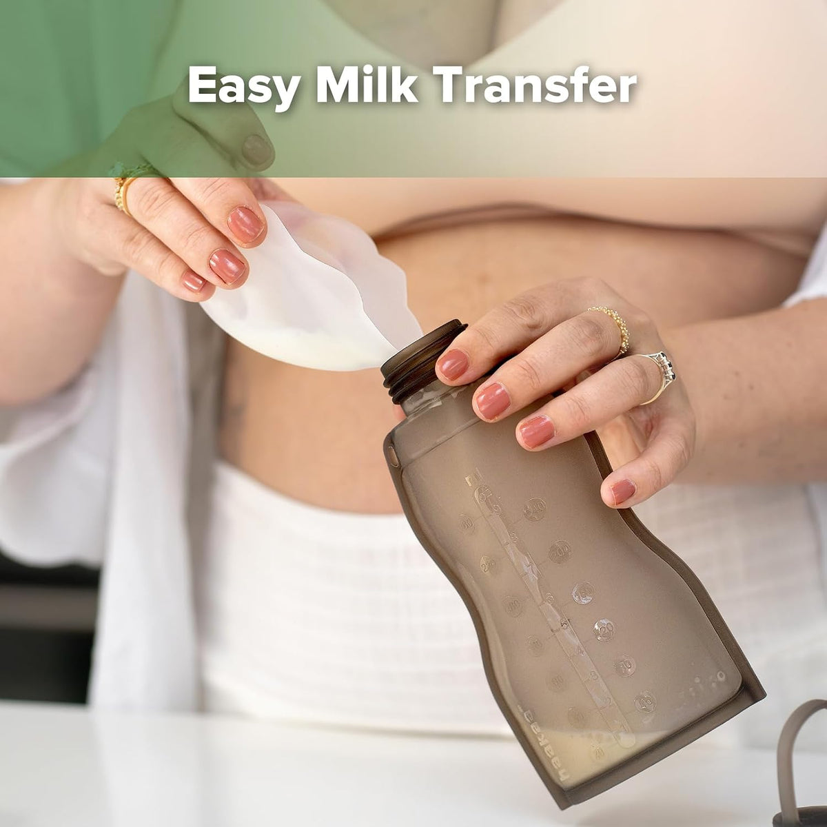 haakaa Petal Soft Silicone Milk Collector for Breastfeeding — alternate product view