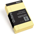 Oxford Premium Jr. Legal Pads, 12.7 x 20.3 cm (5 x 8 Inch), 50 Sheets, Pack of 6