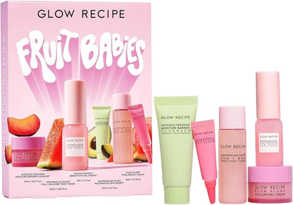 Glow Recipe Fruit Babies Travel Skincare Kit, 5 Count