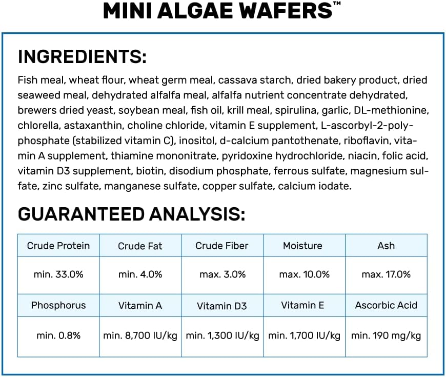 Hikari Tropical Mini Algae Wafers Fish Food 3 oz (85 g) - view 4
