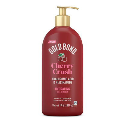 Gold Bond Cherry Crush Hydrating Gel Cream Body Lotion, 14 oz