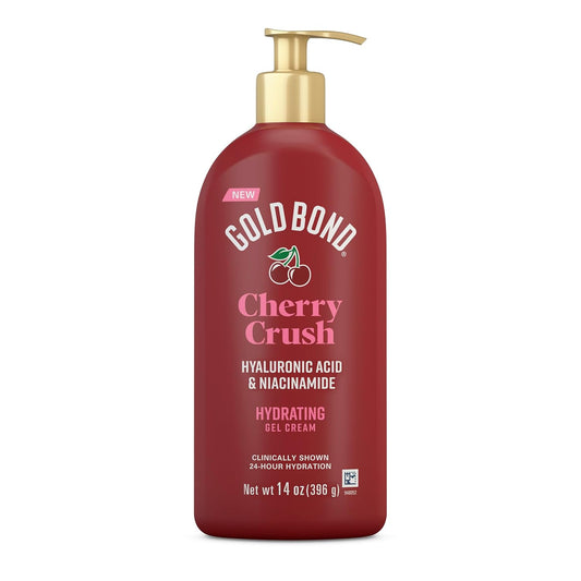 Gold Bond Cherry Crush Hydrating Gel Cream Body Lotion, 14 oz