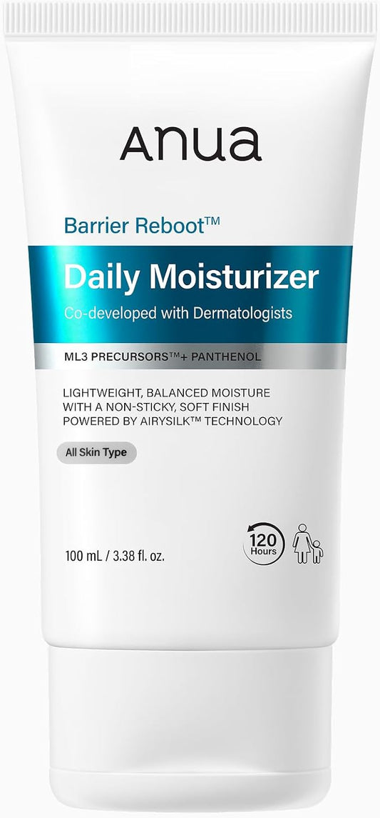 Anua Barrier Reboot Daily Moisturiser with Ceramide and Panthenol, 100ml