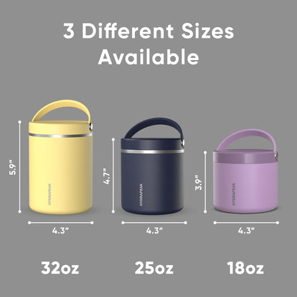 Hydrapeak 25oz Insulated Stainless Steel Food Jar, Black - view 3
