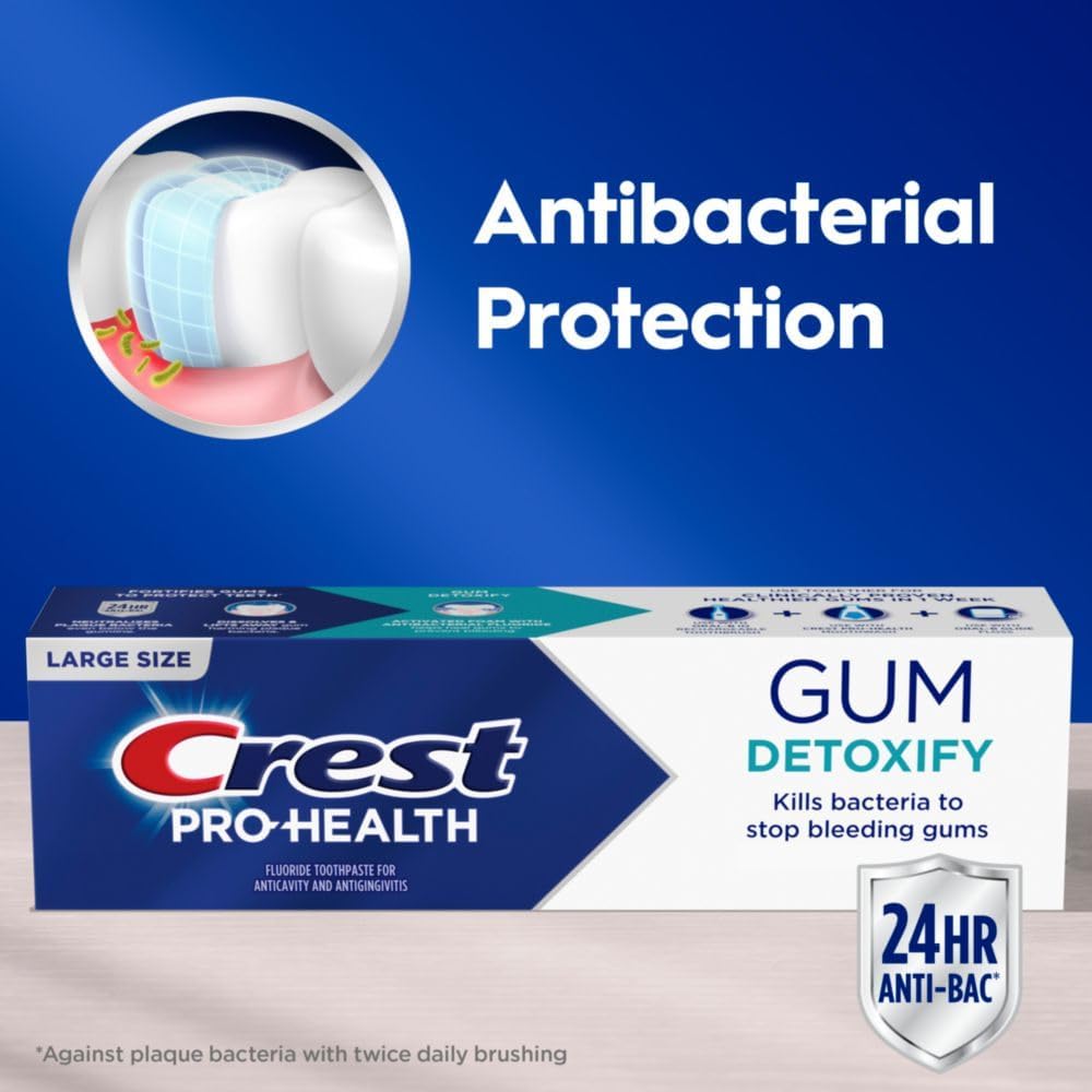Crest Pro-Health Gum Detoxify Deep Clean Toothpaste, 4.8 oz, Pack of 3 - view 3