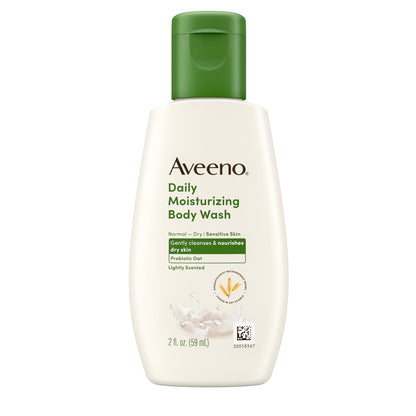 Aveeno Daily Moisturizing Body Wash, Lightly Scented, 2 fl oz (60 ml) - view 3