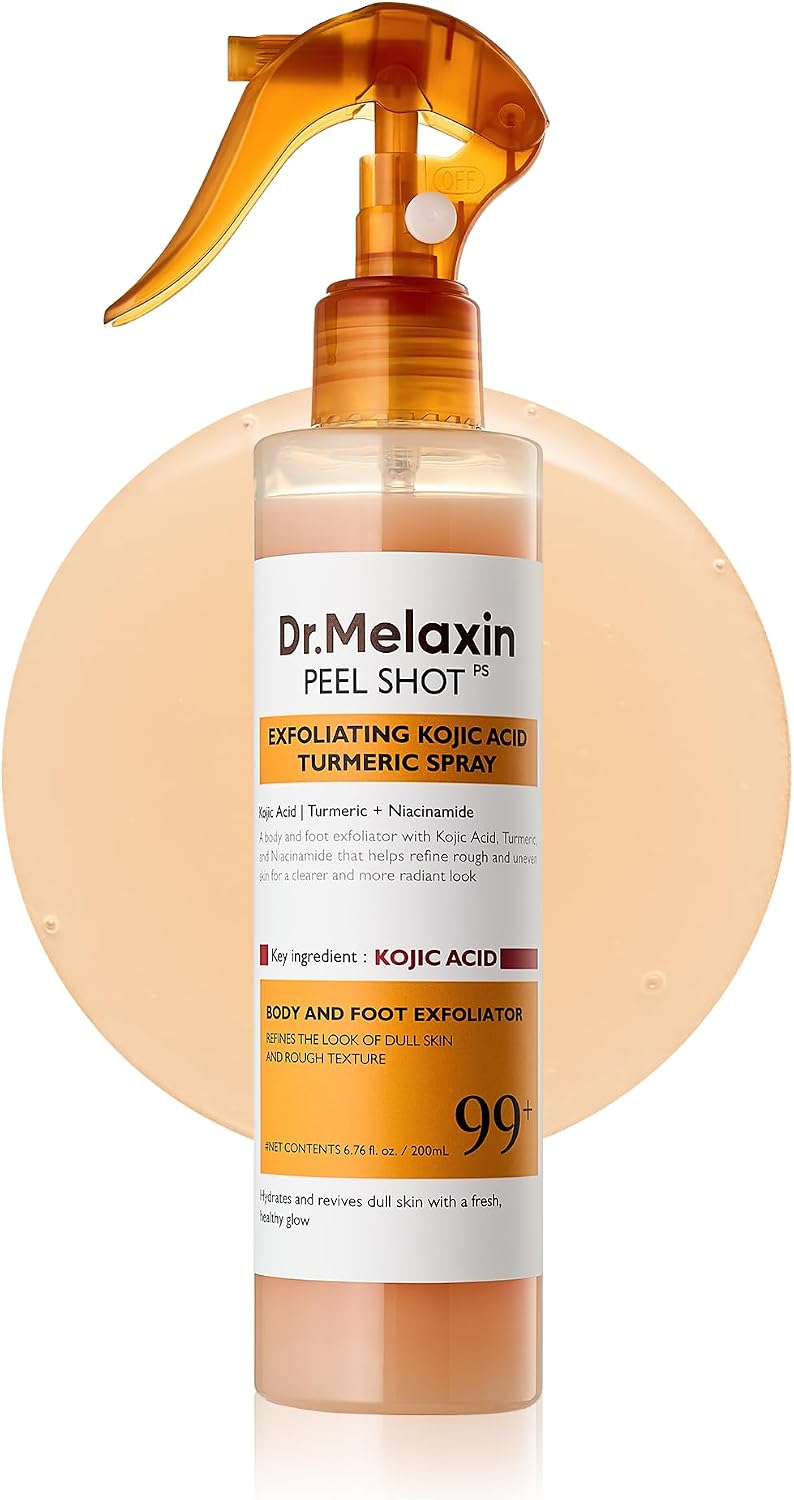 Dr.Melaxin Body Keratin Care Kojic Acid Turmeric Spray, 200 ml