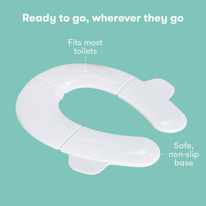 Frida Fold-and-Go Portable Potty Seat for Toilets, with Travel Bag - view 4