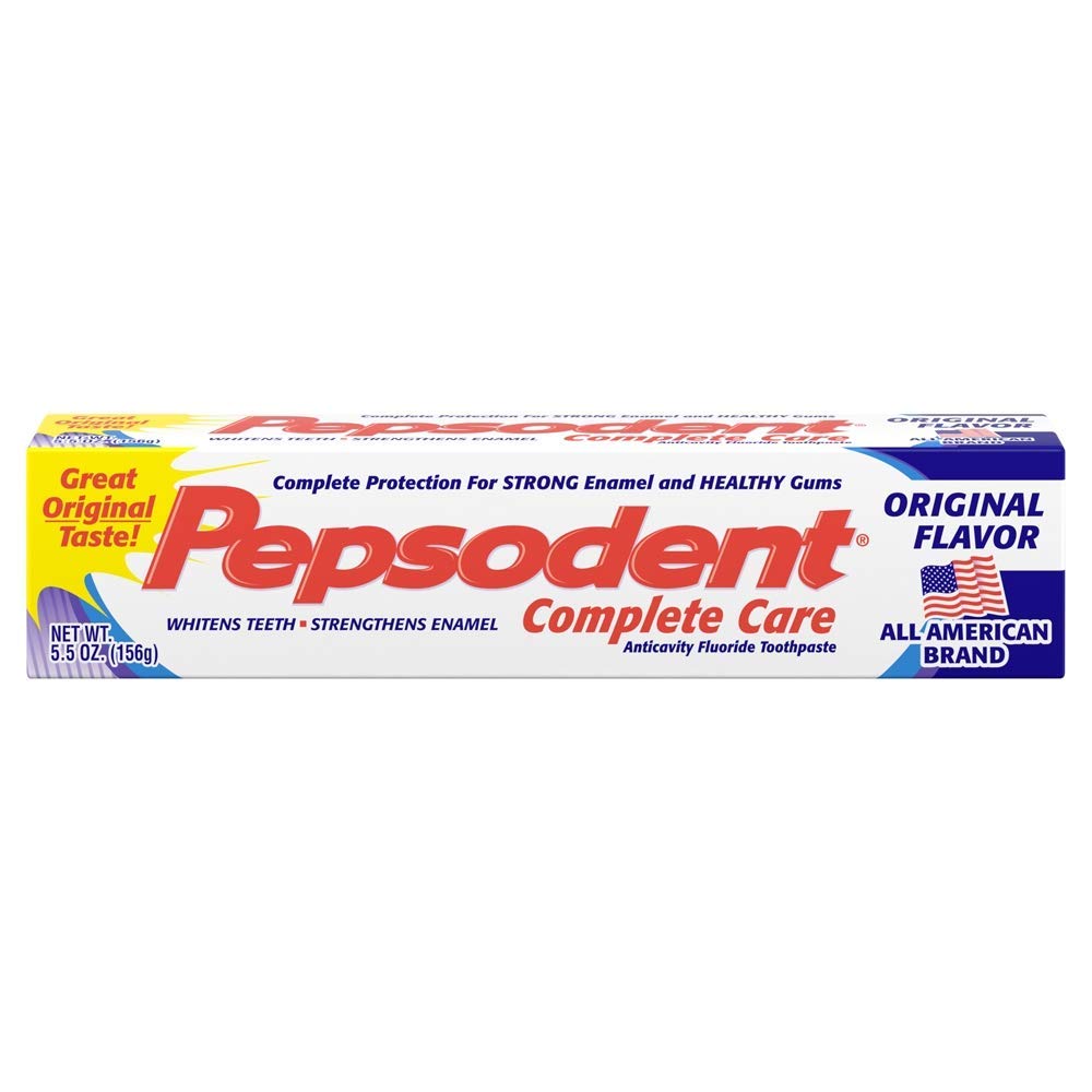 Pepsodent Complete Care Toothpaste, Original Flavor 156 g (5.5 oz), Pack of 4 — alternate product view