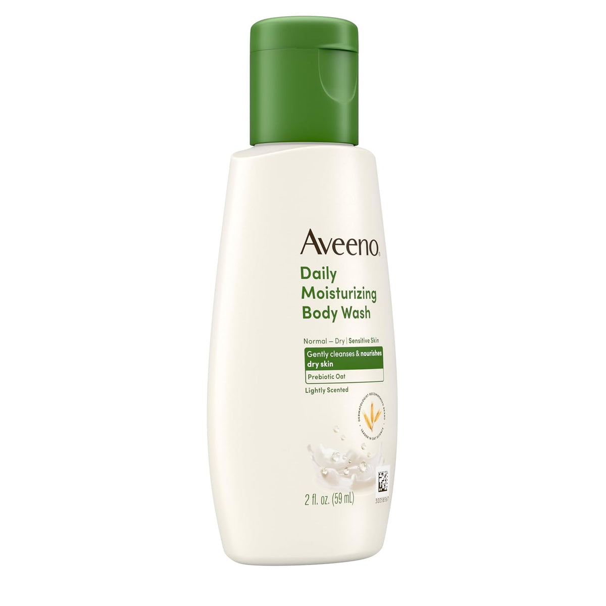 Aveeno Daily Moisturizing Body Wash, Lightly Scented, 2 fl oz (60 ml) - view 4