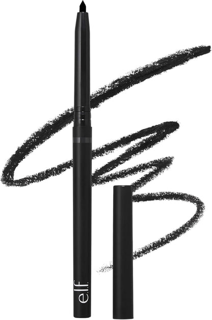e.l.f. No Budge Retractable Eyeliner in Black, Waterproof