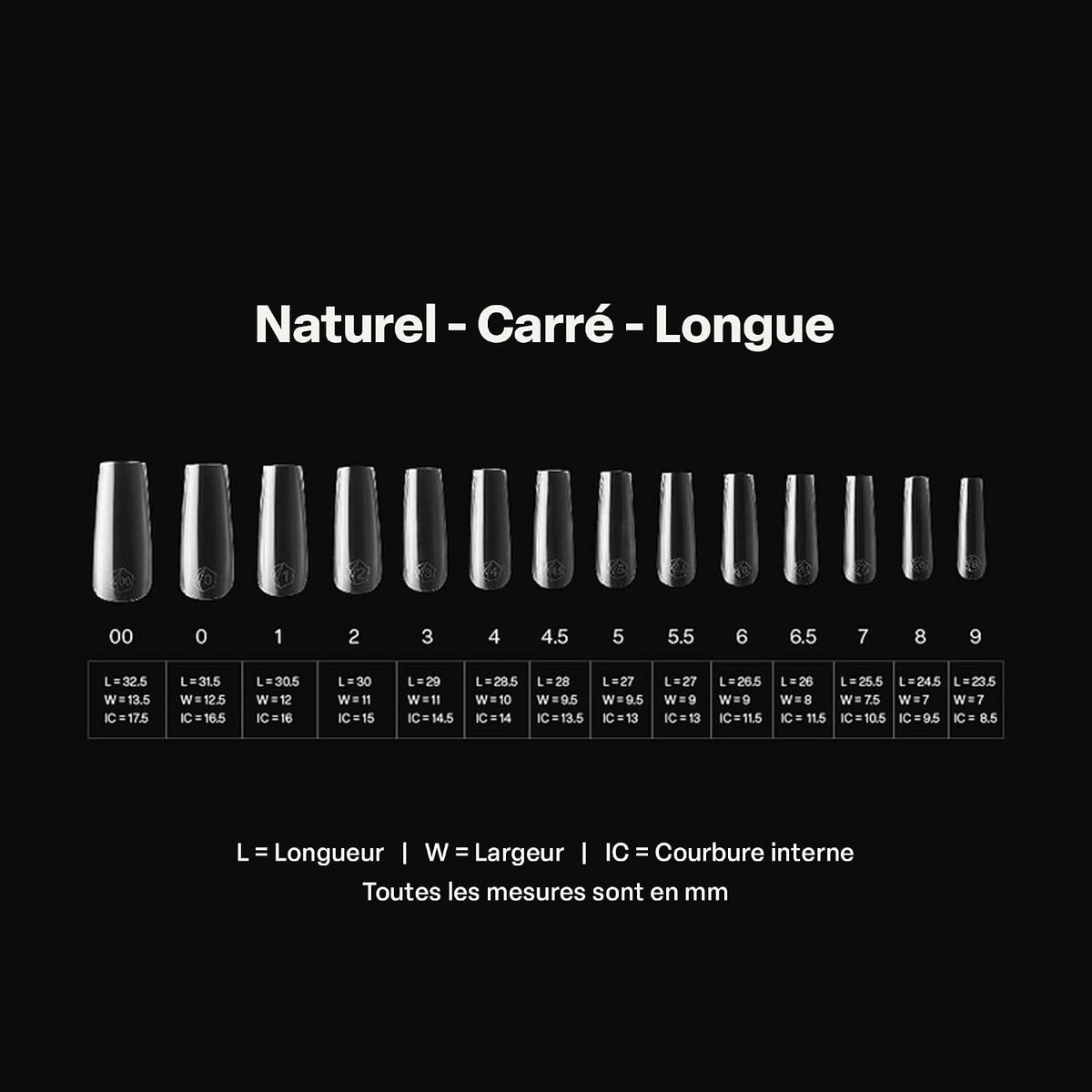Après Gel-X Natural Square Long Nail Tips Box, 280 Count - view 4