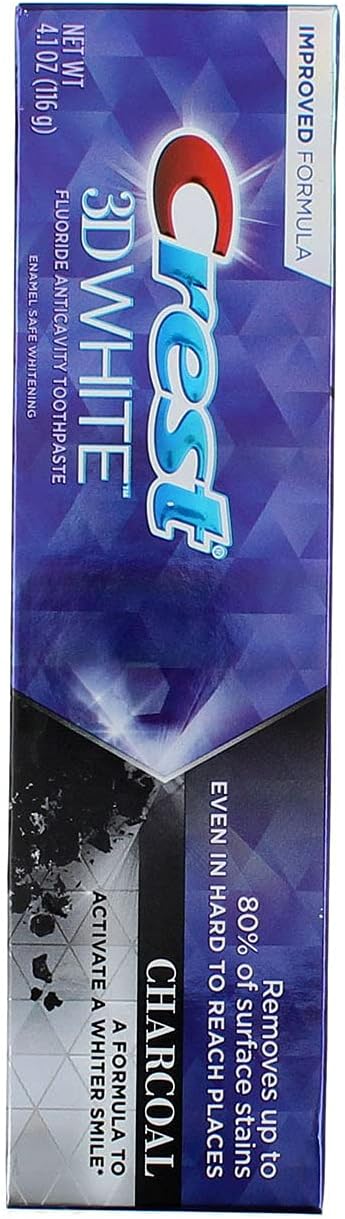 Crest 3D White Charcoal Whitening Toothpaste Mint 4.1 oz (116 g)
