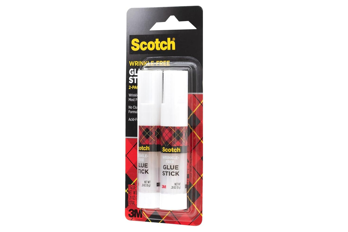 Scotch Wrinkle-Free Glue Sticks, 2 Pack, 0.27 oz Each — alternate product view