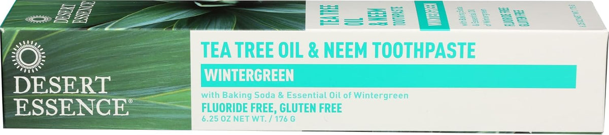 Desert Essence Tea Tree Oil Toothpaste with Neem 7 oz — alternate product view