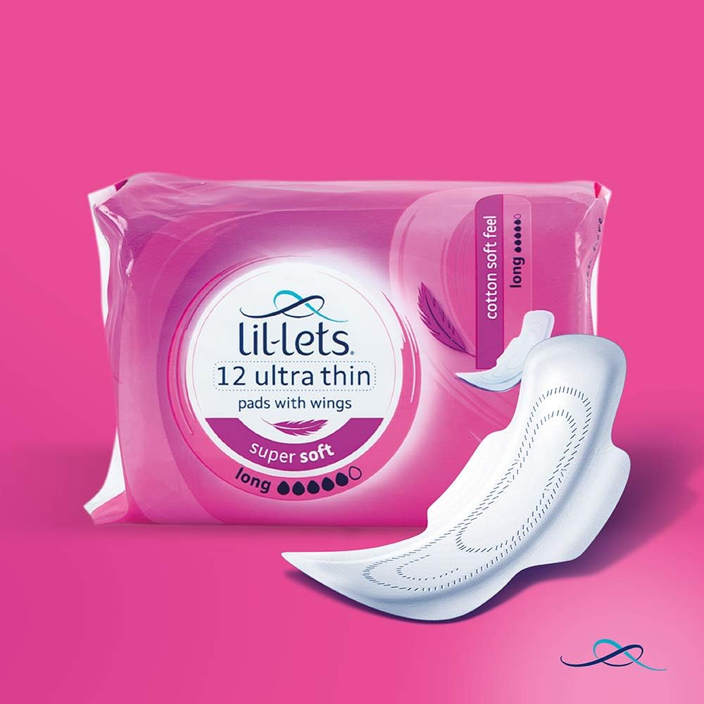 Lil-Lets Super Soft Ultra Thin Long Pads with Wings, 96 Count - view 3