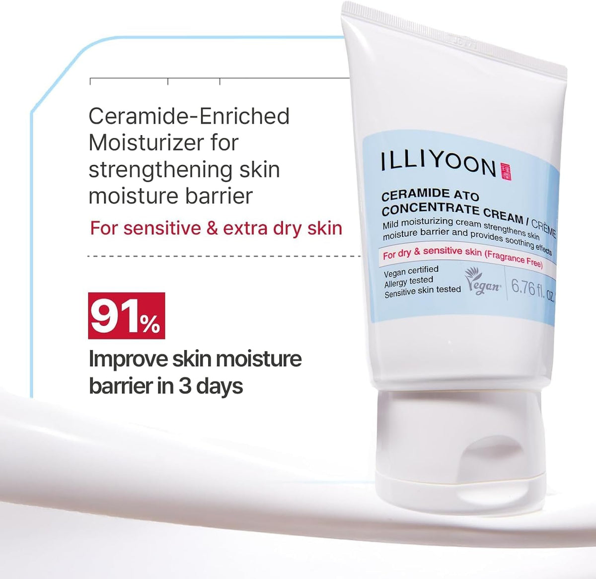 Illiyoon Ceramide Ato Concentrate Cream, 200 ml (6.76 fl oz) - view 4