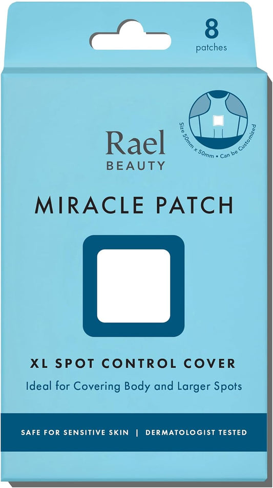 Rael Miracle Pimple Patches, XL Spot Control Cover, 50 mm, 8 Count