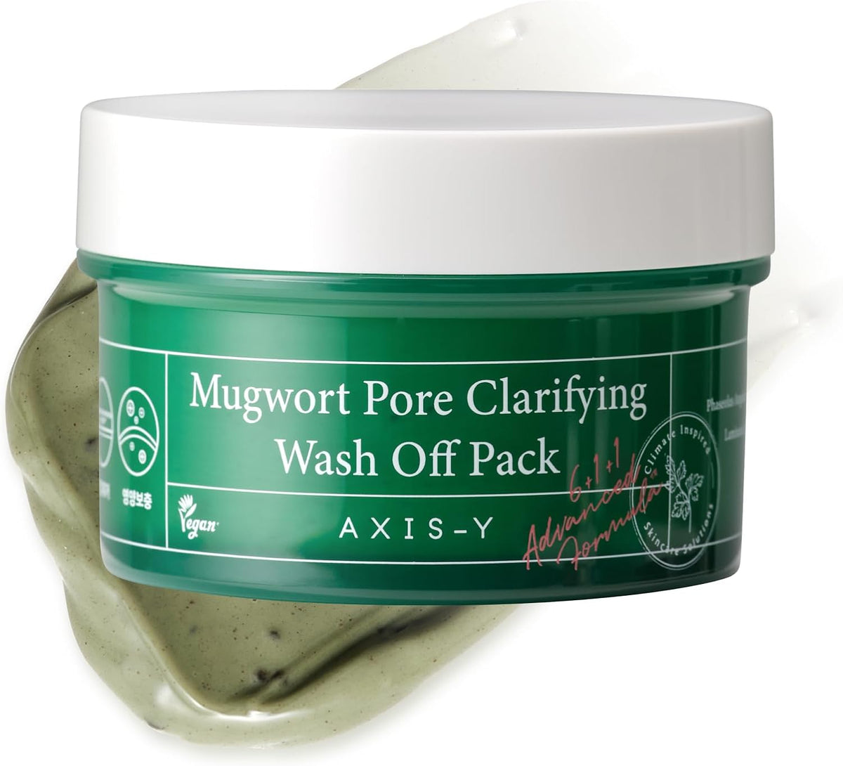 AXIS-Y Mugwort Pore Clarifying Wash Off Pack Face Mask 3.38 fl oz