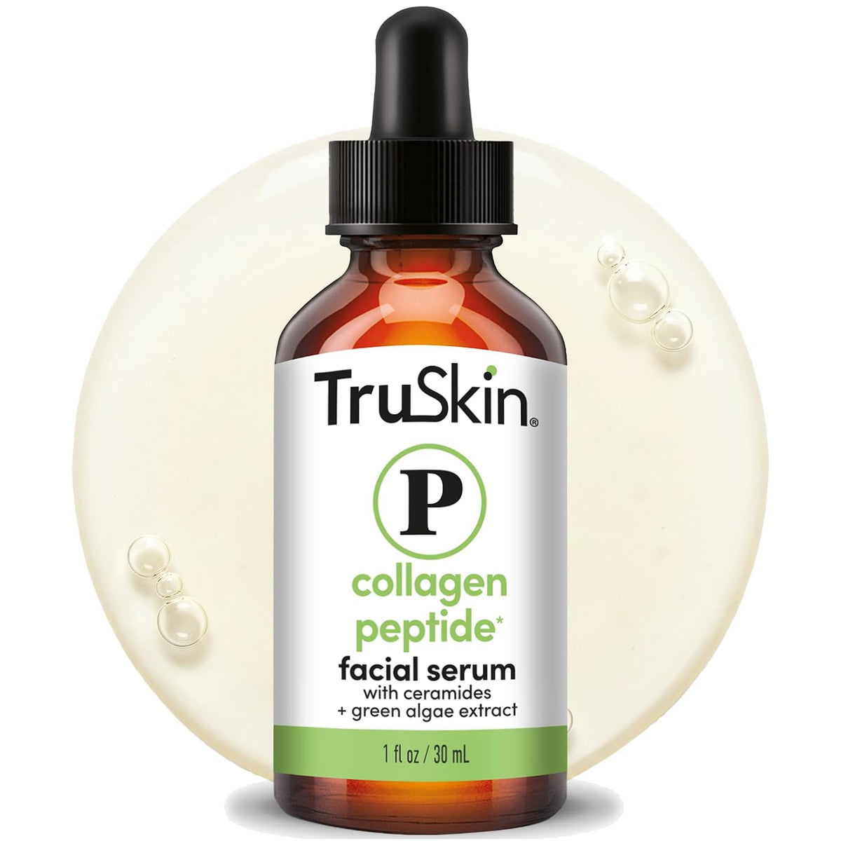TruSkin Peptide Face Serum with Tripeptide-29 & Ceramides, 30 ml (1 fl oz)