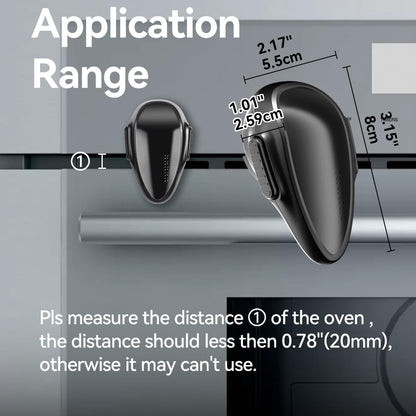 EUDEMON Childproof Oven Door Lock, Black, Pack of 1 - view 5