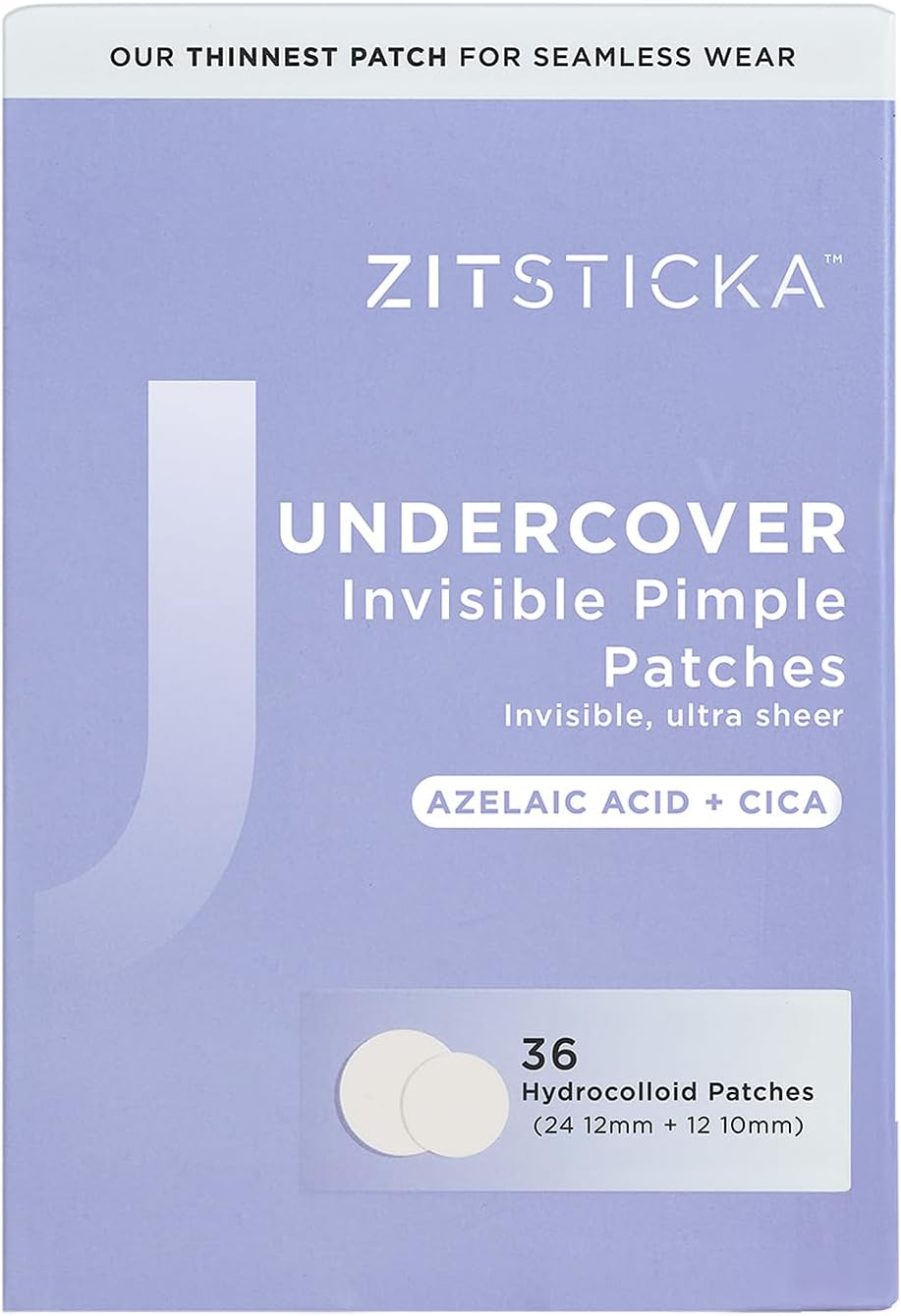 ZitSticka Invisible Pimple Patches Hydrocolloid Spot Patches, 36 Count — product view