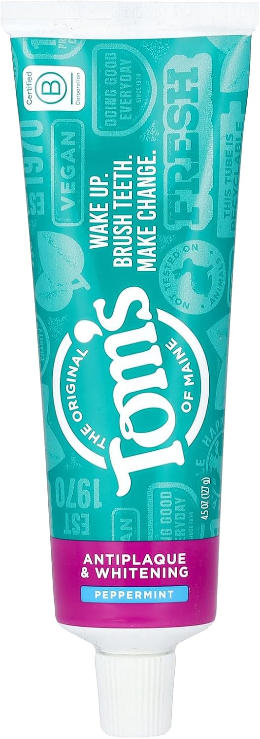 Tom's of Maine Mint Whitening Toothpaste, 115 ml