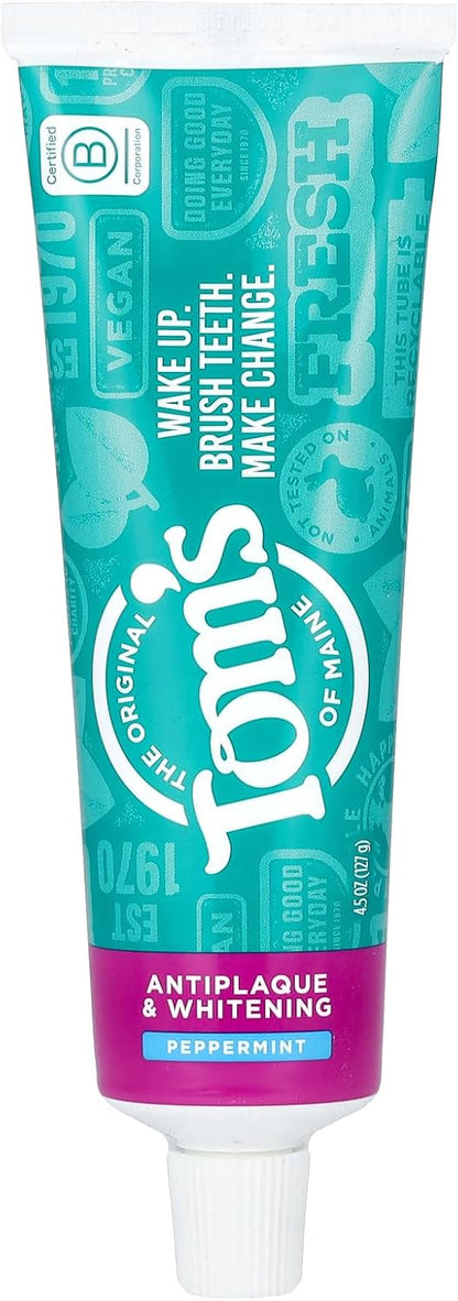 Tom's of Maine Mint Whitening Toothpaste, 115 ml