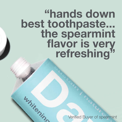 Davids Natural Spearmint Whitening Toothpaste, Fluoride-Free 5.25 oz Metal Tube - view 5