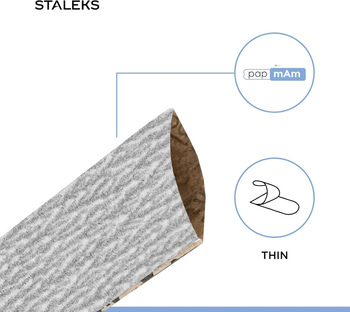 Staleks Pro Papmam Disposable Files for Straight Base, 240 Grit, 50 Count - view 6