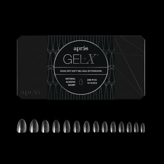 Après Gel-X Natural Almond Short Nail Tips Box, 280 Count